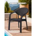 Кресло садовое Heniver BAMBO SPC-B018, пластик, влагостойкость, нагрузка до 200кг