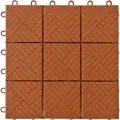 Напольное покрытие Модуль 30 х 30 коричневый Мастер Сад