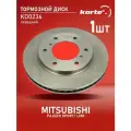 Тормозной диск Kortex для Mitsubishii Pajero SPORT / L200 08- перед. вент.(d-294mm) OEM 4615A147, 92180203, DF4920, KD0236, MN102276, R6162