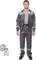 Костюм рабочий летний муж. л22-КБР т. сер./св. сер (р.40-42) 158-164