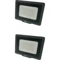 Прожектор JazzWay PFL-C3 50W 6500K 4250Лм светодиодный IP65 черный/серый (комплект из 2 шт)