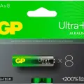 Батарейка GP Ultra Plus G-Tech AA/LR6 (блистер, 8шт.) (15AUPA21-2CRB8)