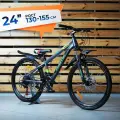 Велосипед детский горный 24 ARIA PRIME MS 241 D рама 12 (grey/green), на рост 130-155см, подростковый, для мальчика, для девочки
