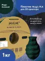 Пластик 1.75 мм для 3D печати Jamg He Magic PLA для 3D принтеров Anycubic, Bambulab, Raise, Elegoo, Creality, Qidi, Flyingbear, 1 кг. Зеленый