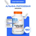 Doctor's Best Alpha-Lipoic Acid, Альфа-липоевая кислота, 600 mg 180 капсул