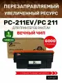 Картридж GalaPrint PC-211EV 6000 копий для Pantum P2200/P2207/P2500/P2507/P2500W/M6500/M6550/M6607 лазерный, совместимый