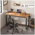 Стол письменный, компьютерный лофт INCUBE D004.100. RST, рустик, 100х50х75см, с органайзером, ЛДСП, металл