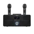 Караоке система SDRD SD 309 Black, с двумя радиомикрофонами, Bluetooth