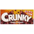 Шоколад хрустящий Lotte Crunky, молочный, с воздушной пшеницей, 45 г, Япония