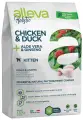 Корм сухой Alleva Holistic для котят с курицей и уткой, алое вера и женьшенем 1,5 кг