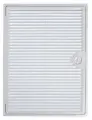 Решетка вентиляционная пластик, 300х400 мм, с дверцей, Эра, 3040ДФ