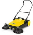 Ручная подметальная машина Karcher S 6 Twin (1.766-460.0) с рабочей шириной 860 мм, двумя регулируемыми боковыми щетками и мусоросборником объемом 38 литров