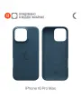 Силиконовый чехол COMMO Shield Case для Apple iPhone 16 Pro Max с поддержкой беспроводной зарядки, Синий