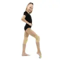 Наколенники для гимнастики и танцев Grace Dance, с уплотнителем, р. S, 7-10 лет, цвет телесный