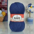 Пряжа Super Inci Narin, Nako, т. джинс - 13487, 25% шерсть, 75% акрил, 5 мотков, 100 г, 540 м.