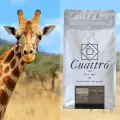Кофе в зернах CUATTRO Танзания 500 г, арабика 100%, средняя обжарка.