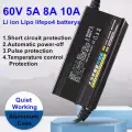 Зарядное устройство 60 В, 5 А, 8 А, 10 А, 67,2 В, 71,4 В, 75,6 В, 73 В, 69,35 В, carregador lipo lifepo4, 19Slifepo4 69.35V 8A, 220V US