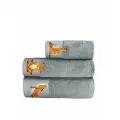 Полотенца махровые BELLEHOME Айрон с вышивкой Yoga Fox, 3шт. ( 50x70, 50x100, 70x140)