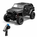 Радиоуправляемая машина внедорожник MN MODEL Wrangler RTR 4WD масштаб 1:12 2.4G - MN-128 BLACK / большая машинка на пульте управления