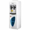 Водораздатчик-кулер без нагрева И охлаждения, AQUA WORK 0.7-LWR, напольный, шкаф, 2 крана, белый, 23211