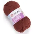 Пряжа YarnArt Flowers Unicolor терракот (764), 55%хлопок/45%акрил, 200м, 50г, 5шт