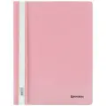 Скоросшиватель пластиковый BRAUBERG Pastel, А4, 130/180 мкм, персиковый, 1 шт. (BRAUBERG 270457)