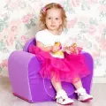 Бескаркасное (мягкое) детское кресло Фея, цв. Сиреневый PCR316-01