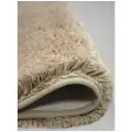 Коврики в ванну туалет не скользящий длинный ворс с вырезом Bath Plus Тиволи 0.9 х 0.6 бежевый