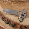 24 шт. Мультитул туристический Вилка-ложка с карабином, 10 см