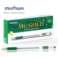 Ручка шариковая MunHwa MC Gold (0.3мм, зеленый цвет чернил, масляная основа) 1шт. (BMC-04)