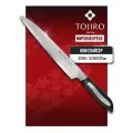 Кухонный Нож филейный слайсер TOJIRO (FF-CA210), 21,0 см, дамасская сталь VG-10, 63 слоя, рукоять микарта, Япония
