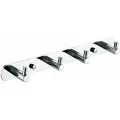 Планка AZARIO NESSY 4 крючка для ванной хром AZ-1514