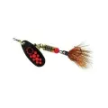Блесна вращающаяся Mepps BLACK FURY MOUCHE, 1, Black/Orange, комплект из 5 штук