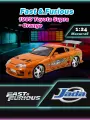 Модель Машинки Форсаж 1:24 FF 1995 Toyota Supra-Orange 97168
