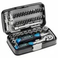 Набор торцевых головок, отверточных бит, аксессуаров 1/4