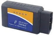 Адаптер ELM327 OBD II для диагностики авто TORSO, Bluetooth, AD-2, версия 2.1