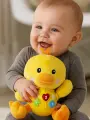 Развивающая мягкая игрушка Утенок для малышей, звуки природы/потешки/мелодии В. Шаинского, свет, звук, JB0334409