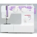 Швейная машинка AURORA 550 с металлической станиной, металлическим челноком и с металлическим лапкодержателем.