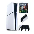 Игровая приставка Sony PlayStation 5 Slim, с дисководом,1 ТБ, с зарядной станцией, 2 геймпада ( черный и белый) + FC26