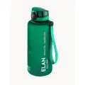 Бутылка для воды спортивная, для напитков 1,5 л Elan Gallery Style Matte, с углуб. д/пальцев, темно-зеленая