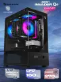Корпус Invader Q4M + закаленное стекло, Micro-ATX, Mini-ITX, черный