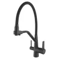 Смеситель для кухни (мойки) Rose R558 черный