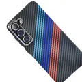 Чехол для Samsung S23 c MAGSAFE из ударопрочного пластика под карбон Luxo цветной