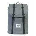 Рюкзак Herschel Retreat 10066 Raven Crosshatch Black Rubber