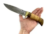 Нож Лазутчик, сталь 65Х13 с гравировкой, дерево