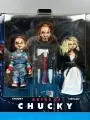 Набор фигурок Chucky & Tiffany, Bride Of Chucky, 2 Pack / Оригинал Neca, 13 см. / Кукла Чаки и Тиффани, Невеста Чаки