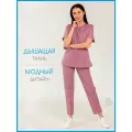 Медицинский костюм женский Элана цвет пыл. роза, размер 44/46