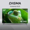 Телевизор Digma DM-LED65UQB31, 65, QLED, 4K Ultra HD, Google TV, черный