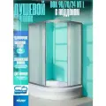 Душевой уголок River Don 90/70/24 MT L с поддоном, стекло матовое, профиль хром