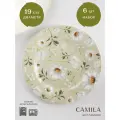 Набор фарфоровых тарелок 6 шт. Camila 19см, Nouvelle, ромашка